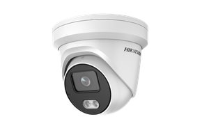 מצלמת כיפה IP עם מקרופון מובנה 4MP ראיית לילה צבעונית דגם DS-2CD2347G2-LU