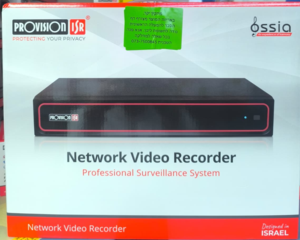 NVR PROVISION ל 4 מצלמות - תומך עד 8MP דגםNVR8-4100PN-V2 עם POE מובנה