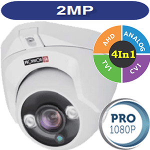 מצלמת אבטחה כיפה אינפרה עדשה 3.6 2MP סדרה PRO דגם +DI-390AHD36