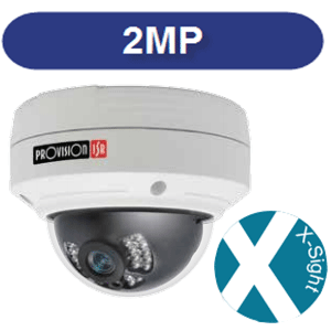 מצלמת אבטחה כיפה אנטי ונדלית IP 2MP PROVISION דגם DAI-390IPS36