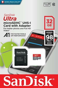 כרטיס זיכרון 32GB SANDISK